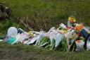 Flowers have been laid at the scene of the crash, on the B4035 Campden Road