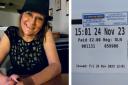 Jacquie Wright got a £100 fine despite buying a ticket