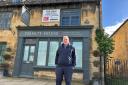 John Truslove's joint managing director Ian Parker pictured outside the Grade II-listed property