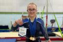 Lily Giles won bronze at the British Gymnastics South-West Region National Grades