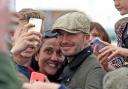 David Beckham meets fans in Oxfordshire