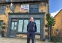 John Truslove's joint managing director Ian Parker pictured outside the Grade II-listed property
