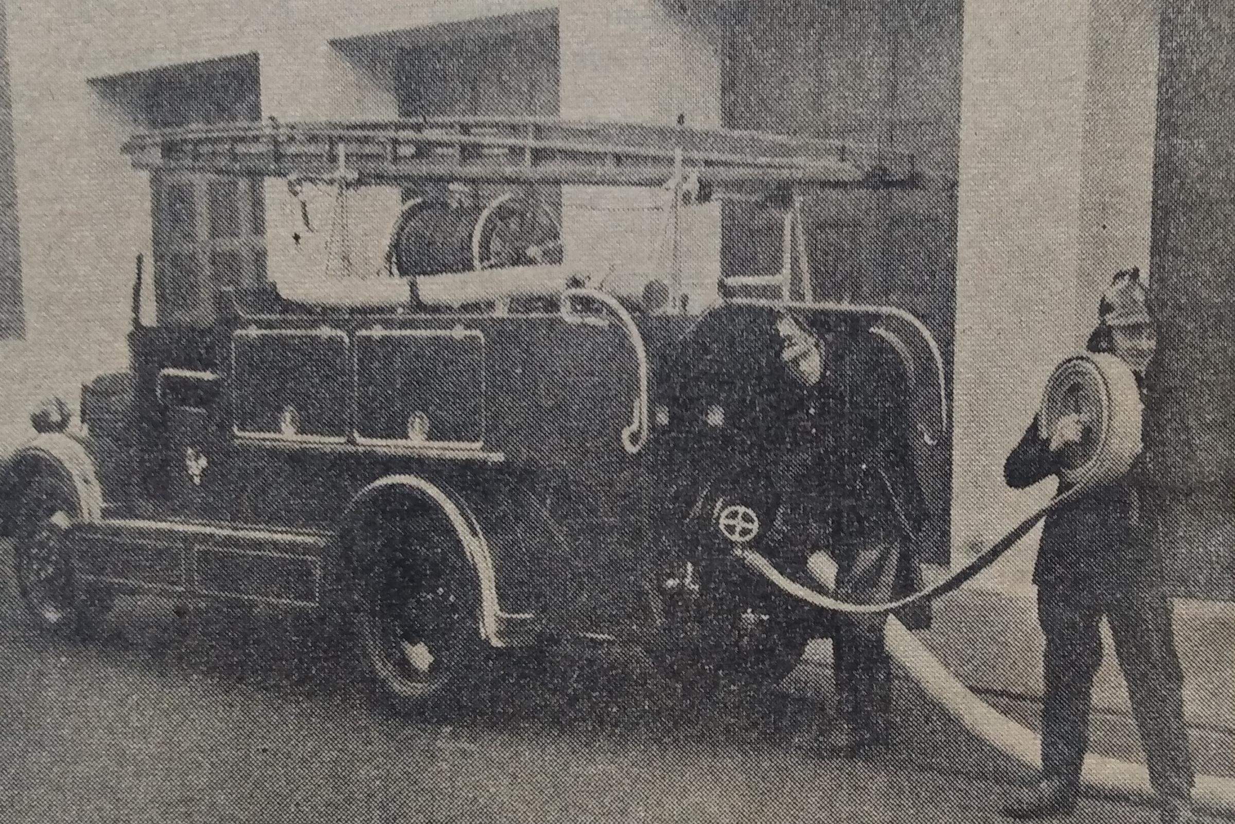 This one goes back a bit – all the way to January 1949 and a “gleaming up-to-date” fire engine for Pershore