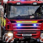 GFRS have confirmed that five cars and an outbuilding were destroyed in a fire near Moreton last week