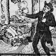 The killing of the Rev George Parker at Oddingley in a dispute over tithes