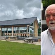 Former England cricket captain Mike Gatting officially opened the new pavilion at Chipping Campden Cricket Club