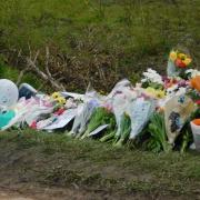 Flowers have been left at the scene of a fatal crash near Shipston