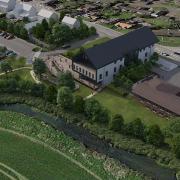 Visualisation of the new hospital in Shipston