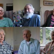 The Old Bakehouse residents (clockwise from top left): Philip, 92, Richard, 88, Frank, 85, Pat, 97, Len, 96, and Patricia, 87