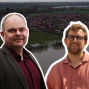 Conservative councillor Ian Snowdon (left) and Lib Dem MP hopeful Freddie Van Mierlo