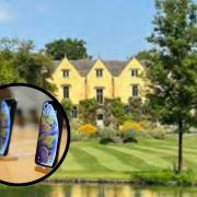 Sir Jony Ive's Cotswolds manor house and, inset, the iPhone