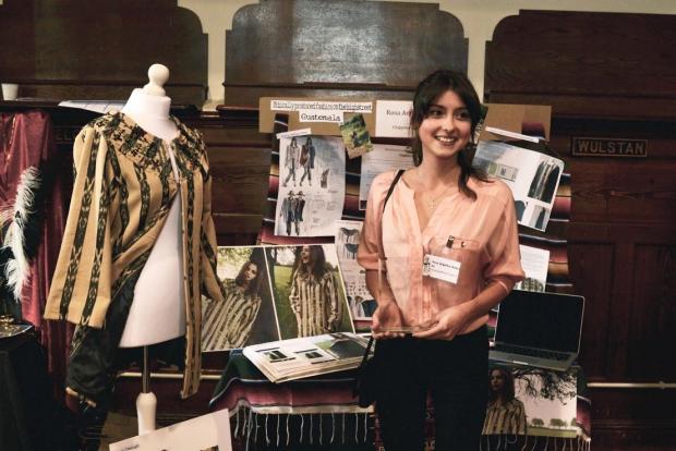 Cotswold Journal: Chipping Norton School Sixth Form student Rosa Avilez, winner of the Young Fashion Designer UK Award.