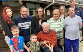 Harold Wakefield, resident at Southerndown Care Home in Chipping Norton, turned 99 on Saturday, February 10