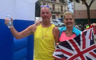 Bourton Roadrunners' Tom and Coral Hill both topped their respective age categories in a 7.5 kilometre race in Italy