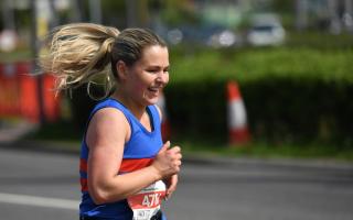 Eva Shoemark set a new personal best at the Reading Half Marathon