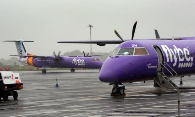 Cotswold Journal: A Flybe plane, photo via PA.