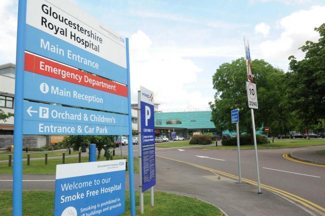 Four Gloucestershire Hospitals NHS Foundation Trust staff were off sick on Boxing Day due to Covid