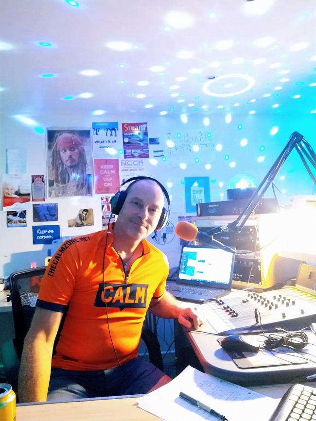 On air for 24 hours: North Cotswold radio presenter Chris's fundraiser for CALM