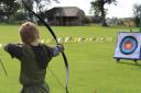Archery practice was one of the popular lessons