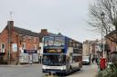 132 Stagecoach bus service linking Ledbury, Ross-on-Wye and Newent