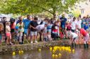 The North Cotswold Rotary's annual rubber duck race day in Bourton raised almost £2,000 for charity