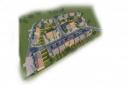CGI of the proposed 40 stated affordable homes to be built in Aston