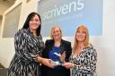 Scrivens area manager Jackie Thayne, Chipping Norton branch manager Marieka Luker and  regional manager Linda D'Arcy