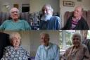 The Old Bakehouse residents (clockwise from top left): Philip, 92, Richard, 88, Frank, 85, Pat, 97, Len, 96, and Patricia, 87