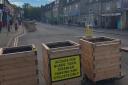It had been announced in November that the wooden planters were to be removed.