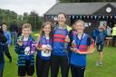 LEADING THE WAY: The Dee family celebrate success for Bourton Roadrunners