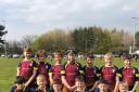 Evesham Rugby Club under 11s on tour near Bournemouth