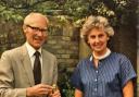 Sue Heyworth with her husband John, founder of the Cotswold Wildlife Park