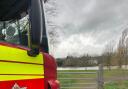 GFRS rescued two people and a dog from rising flood waters on Sunday morning
