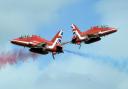 The Red Arrows at the Royal International Air Tattoo at RAF Fairford, Gloucestershire, Friday15th July 2022.
(PIC PAUL NICHOLLS) TEL 07718 152168
