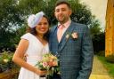 Luke Webb and Dianne Declan tied the knot after working together at a Cotswold care home. Credit: Gloucestershire News Service
