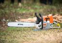 A Stihl chainsaw was among the items stolen as thieves broke into a shed in Moreton