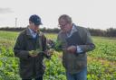 Charlie Ireland and Jeremy Clarkson at the Cotswolds farm.
