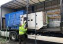 The aid, including much-needed generators, arrived earlier this month in Lviv