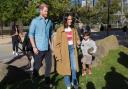 The Duke and Duchess of Sussex take part in the Scar Tree Walk in Melbourne, Victoria, on day three of the royal trip to Australia.