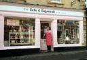 SWEET VICTORY: Jan Minett outside the Cake and Sugarcraft Boutique in Winchcombe
