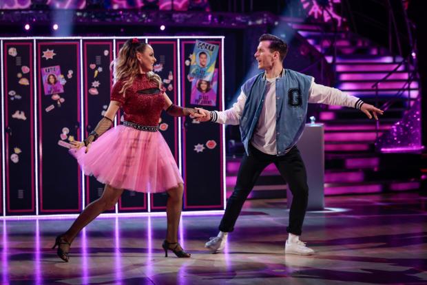 Cotswold Journal: Katie McGlynn and Gorka Marquez during Strictly Come Dancing 2021. Credit: PA