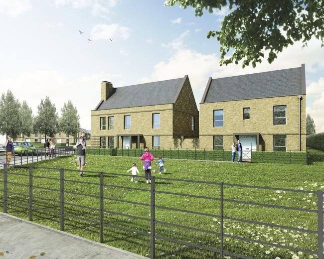 A 67-house development in Moreton has secured planning permission