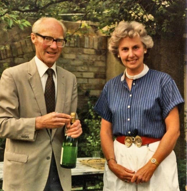 Sue Heyworth with her husband John, founder of the Cotswold Wildlife Park