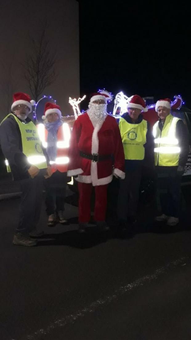 Cotswold Journal: Santa and his helpers