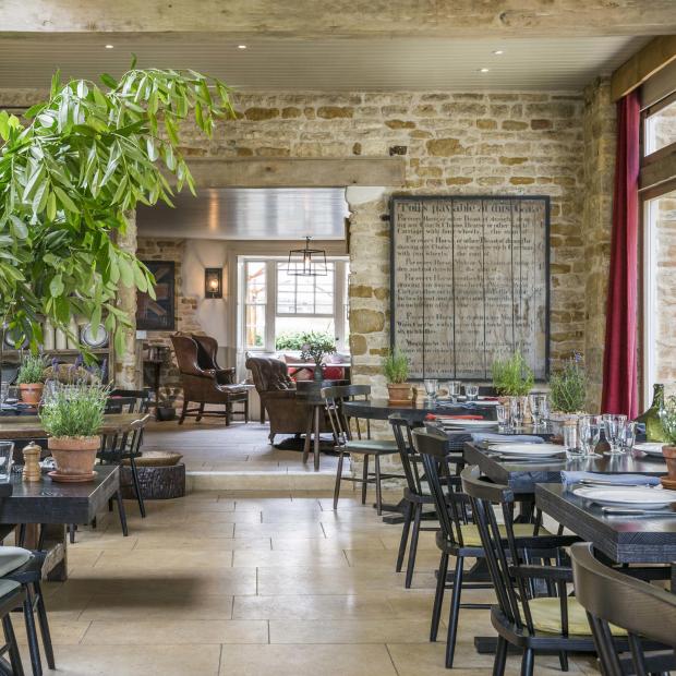 Cotswold Journal: The White Rabbit dining room