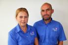 Blossom Home Care's franchise owners for the Malton area Emma and Shaun Reed.