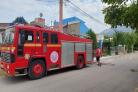 The fire engine in use in Potrero De Los Funes, Argentina