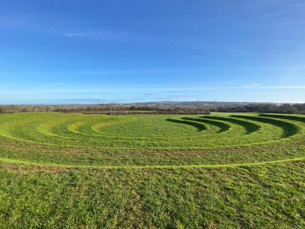 Cotswold Journal: The amphitheatre has been sculpted into the land and features views of the Evenlode Valley