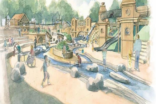 Artist's impression of the Blenheim Palace Pleasure Garden. All pictures Capco.com