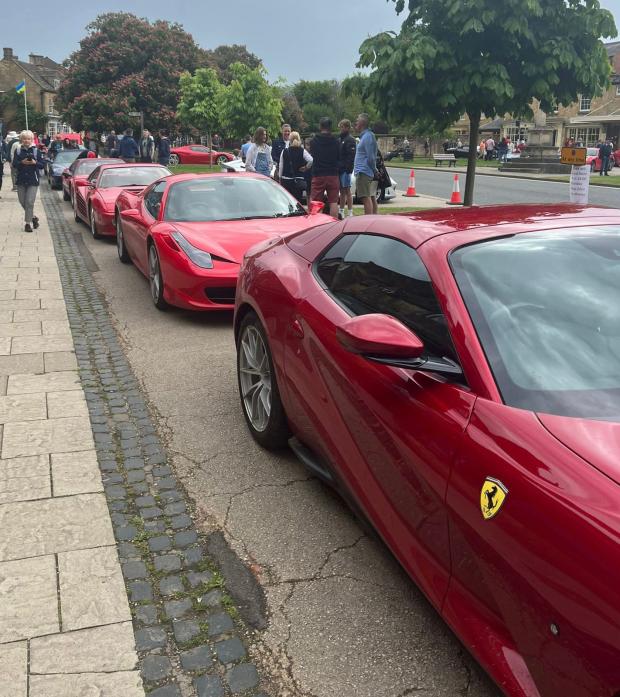 Cotswold Journal: Around two dozen Ferraris rocked up in Broadway on Sunday morning